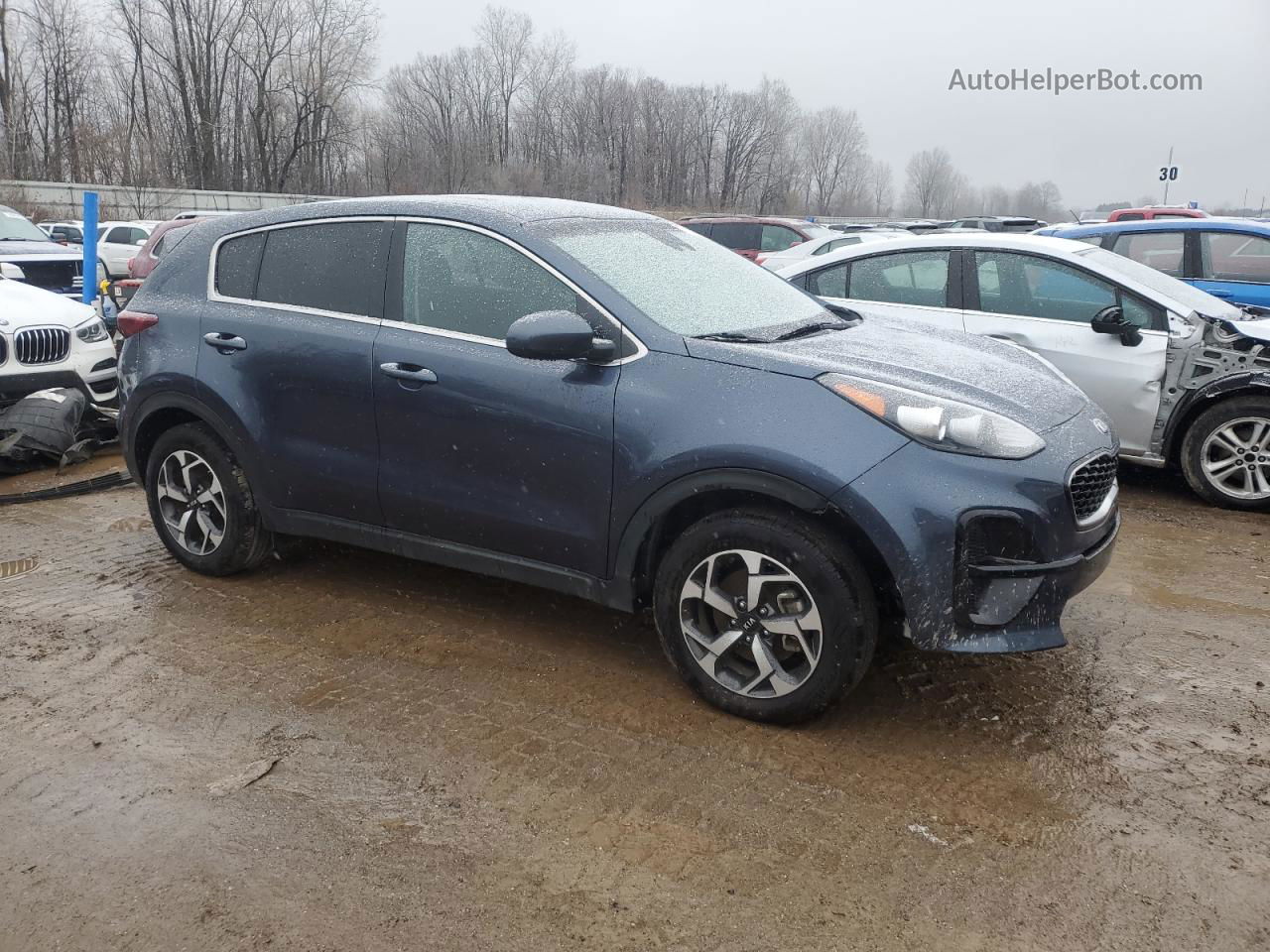 2020 Kia Sportage Lx Blue vin: KNDPM3AC4L7779752