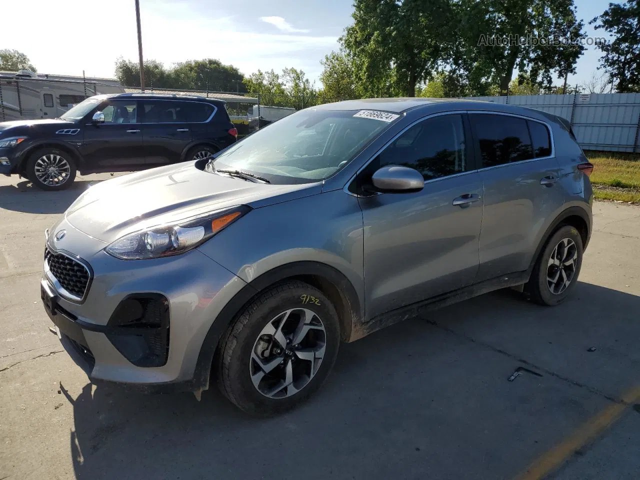 2020 Kia Sportage Lx Серый vin: KNDPM3AC4L7786748