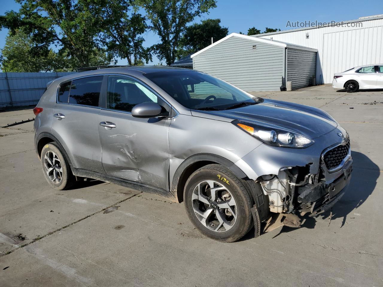 2020 Kia Sportage Lx Gray vin: KNDPM3AC4L7786748