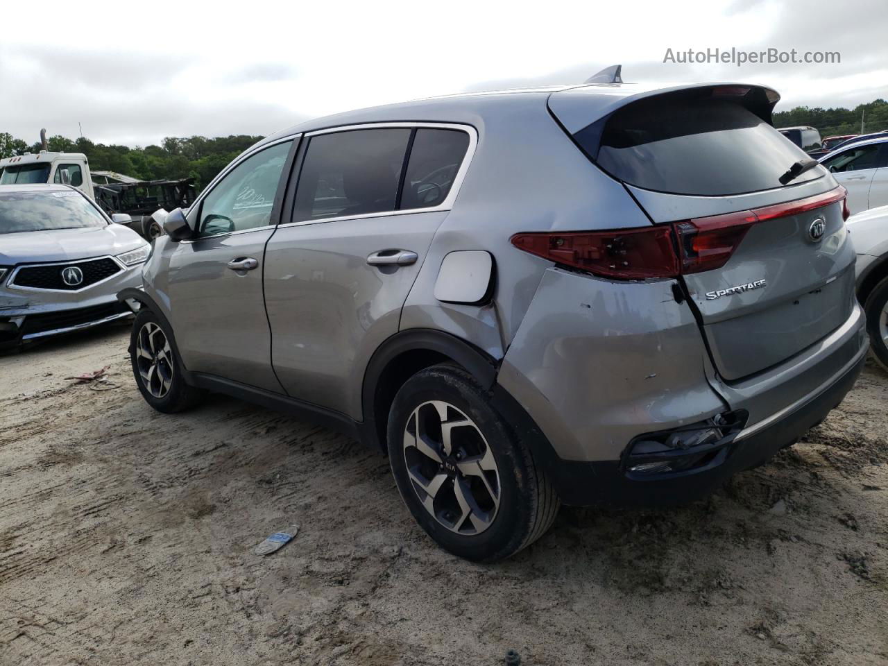 2020 Kia Sportage Lx Silver vin: KNDPM3AC4L7789083