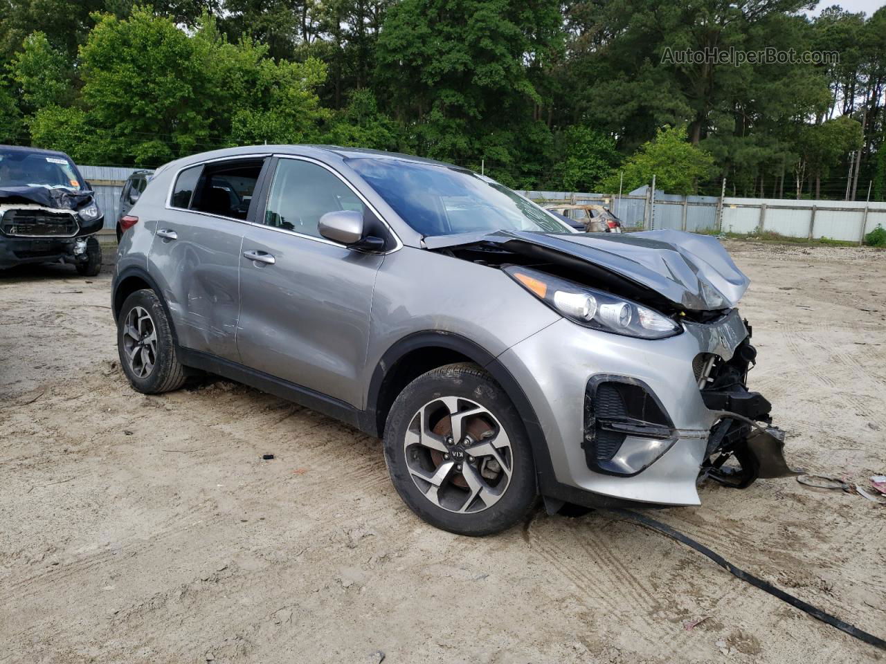 2020 Kia Sportage Lx Silver vin: KNDPM3AC4L7789083