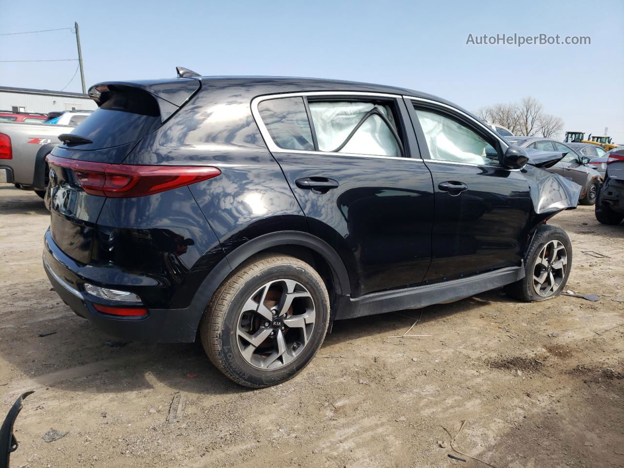 2020 Kia Sportage Lx Black vin: KNDPM3AC4L7814094