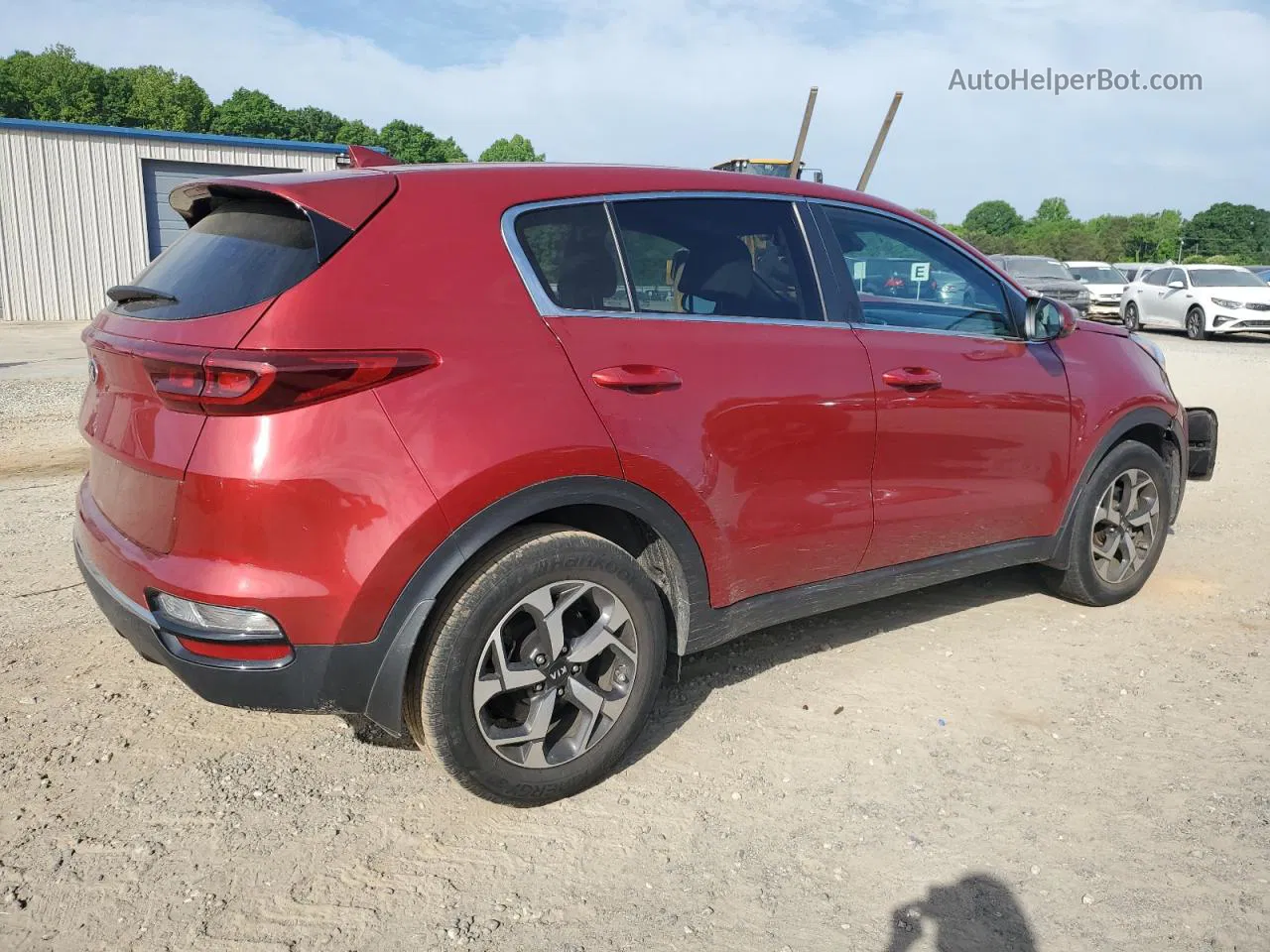 2020 Kia Sportage Lx Red vin: KNDPM3AC4L7836144