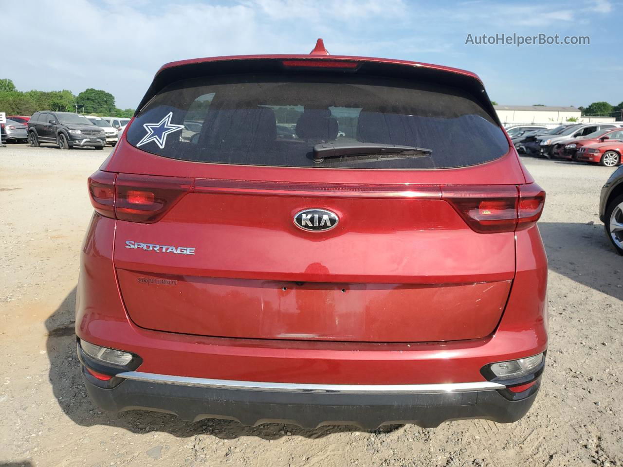 2020 Kia Sportage Lx Red vin: KNDPM3AC4L7836144