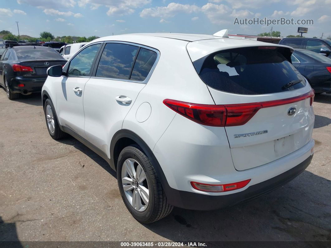 2017 Kia Sportage Lx White vin: KNDPM3AC5H7142098