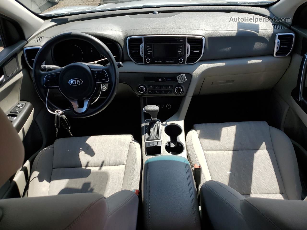 2017 Kia Sportage Lx Серебряный vin: KNDPM3AC5H7145485