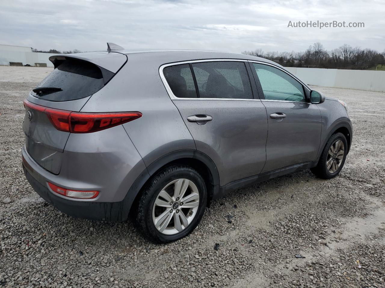 2017 Kia Sportage Lx Gray vin: KNDPM3AC5H7147088