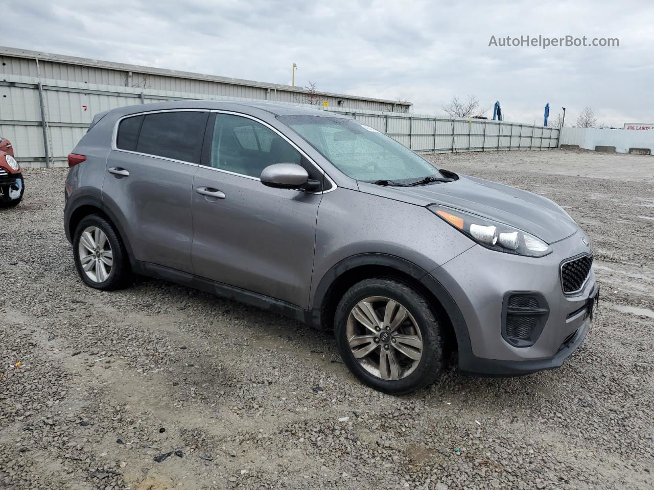 2017 Kia Sportage Lx Gray vin: KNDPM3AC5H7147088