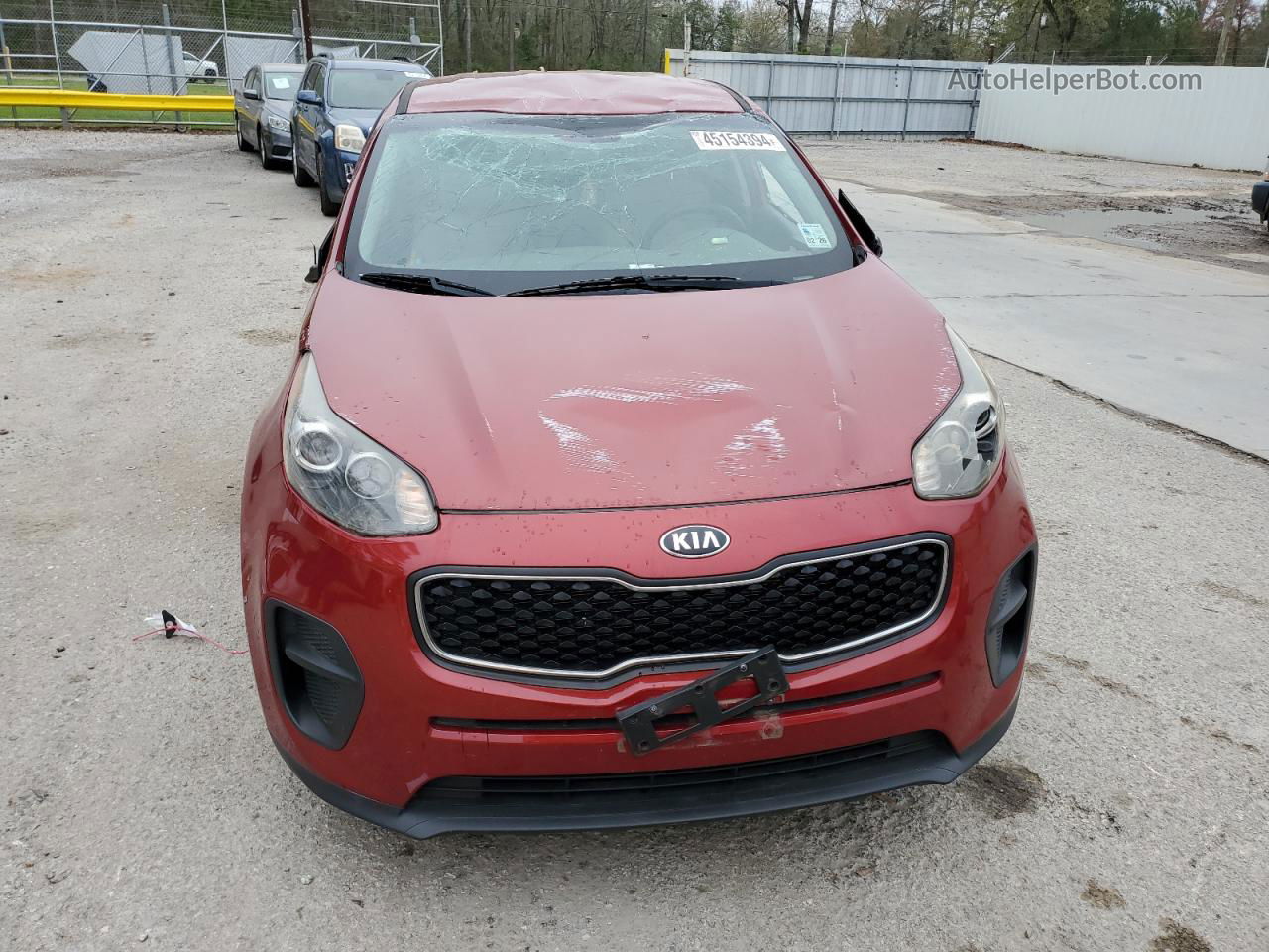 2017 Kia Sportage Lx Бордовый vin: KNDPM3AC5H7160939