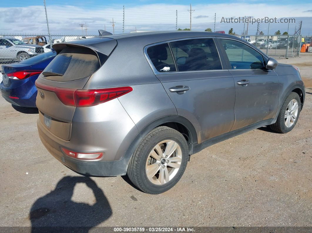 2017 Kia Sportage Lx Gray vin: KNDPM3AC5H7185615