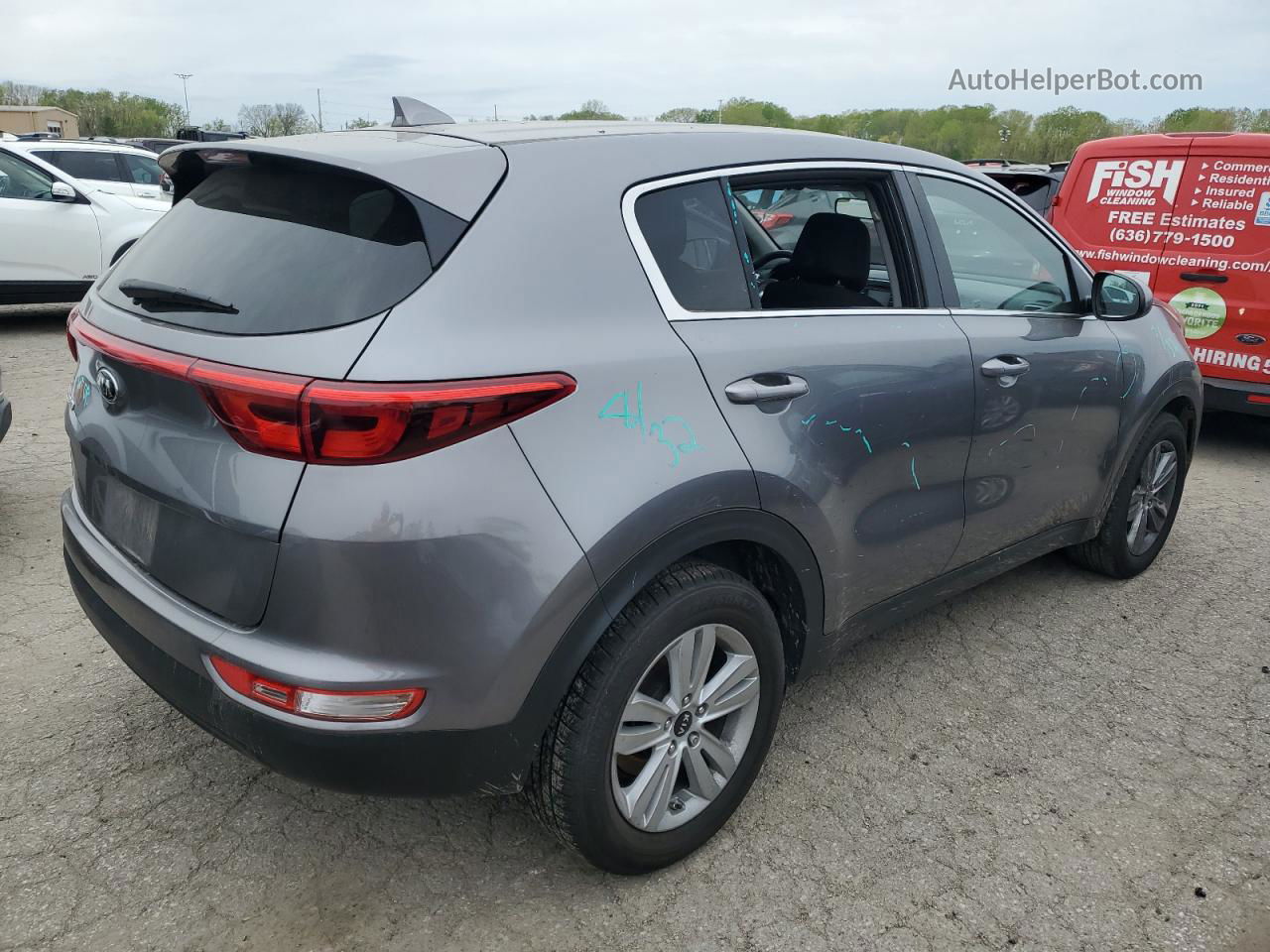 2017 Kia Sportage Lx Серый vin: KNDPM3AC5H7226745