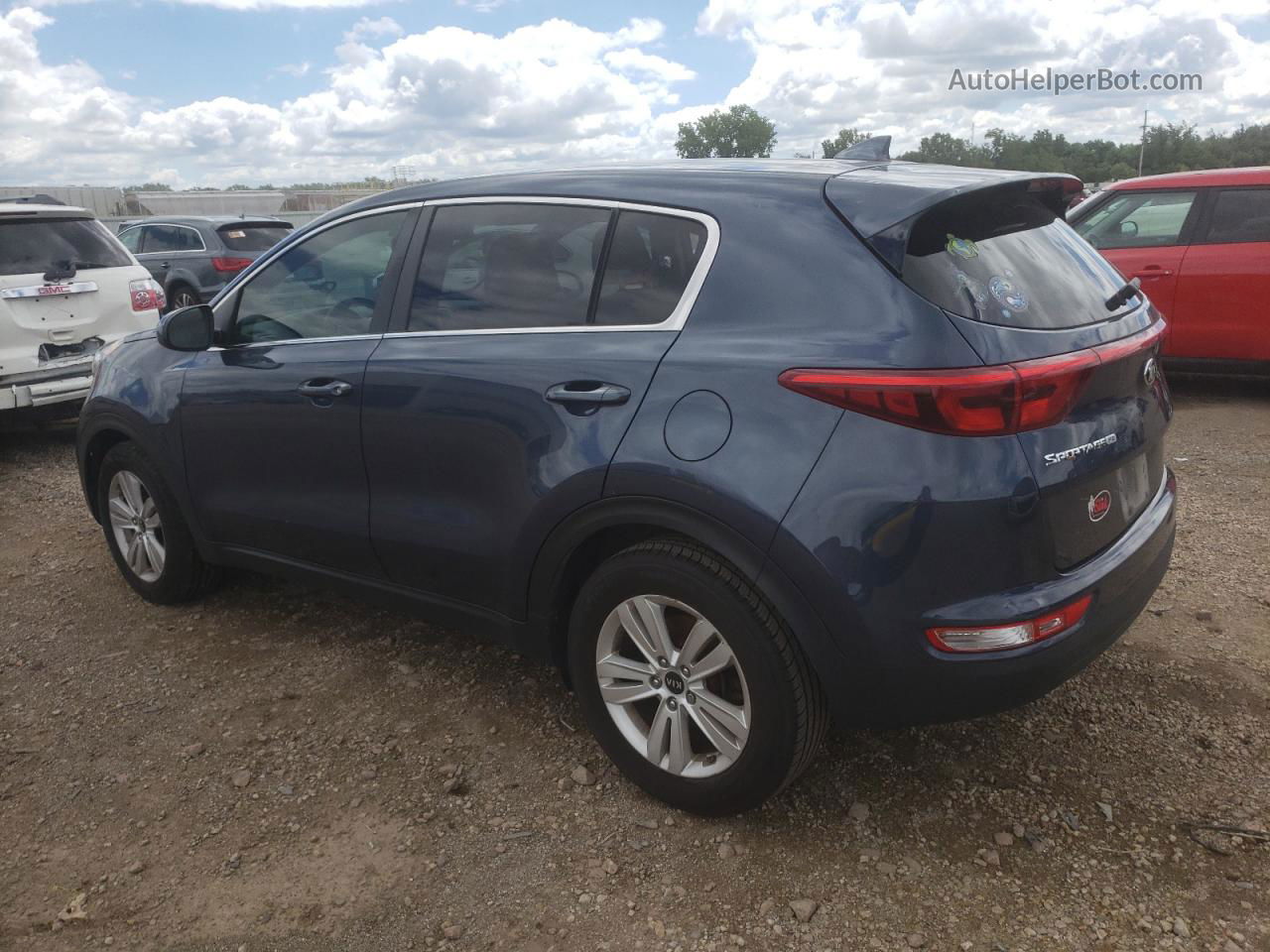 2017 Kia Sportage Lx Blue vin: KNDPM3AC5H7232741