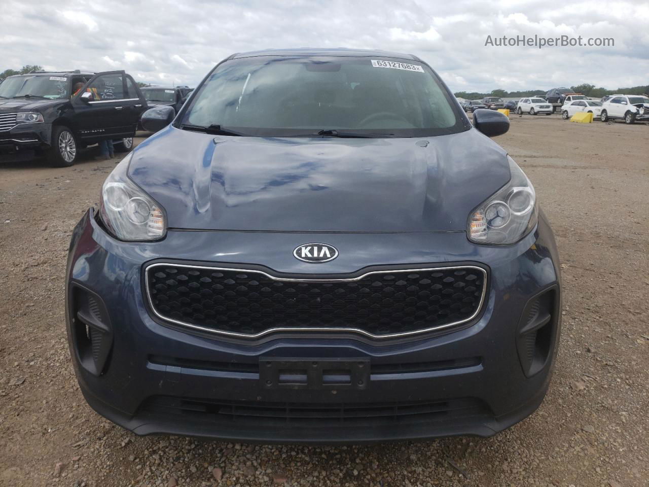 2017 Kia Sportage Lx Синий vin: KNDPM3AC5H7232741