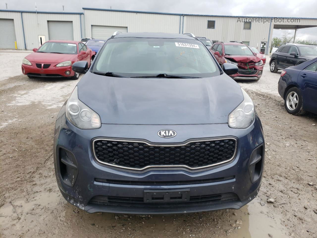 2017 Kia Sportage Lx Blue vin: KNDPM3AC5H7238541