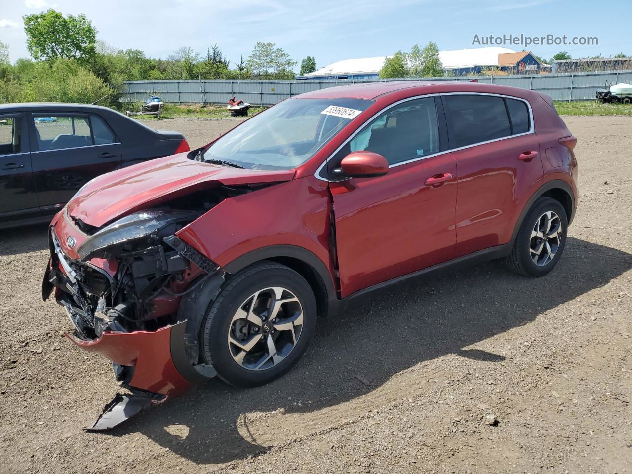 2020 Kia Sportage Lx Red vin: KNDPM3AC5L7629326