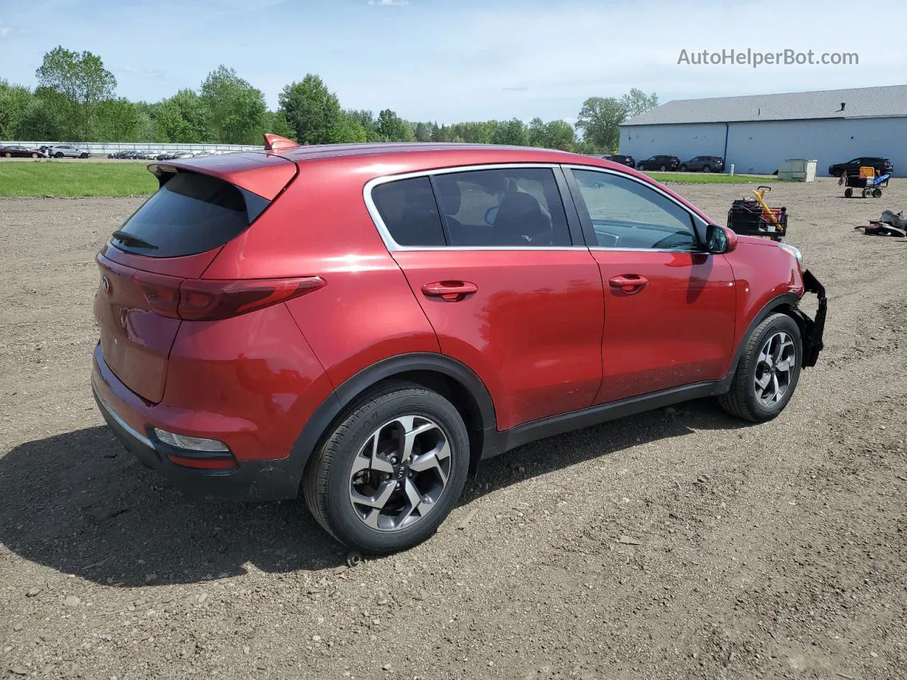 2020 Kia Sportage Lx Red vin: KNDPM3AC5L7629326