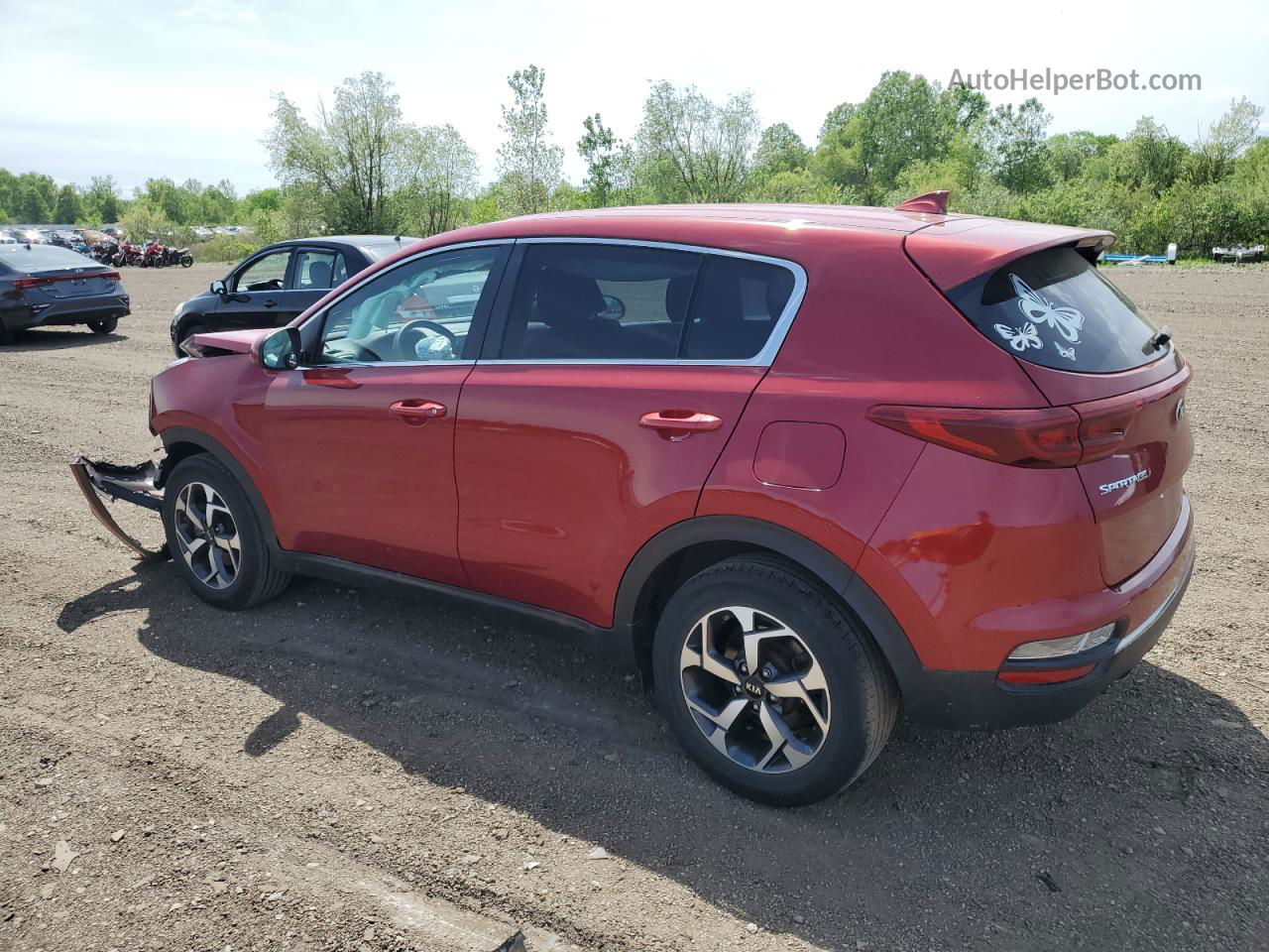 2020 Kia Sportage Lx Red vin: KNDPM3AC5L7629326