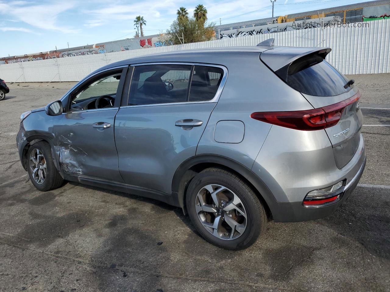 2020 Kia Sportage Lx Gray vin: KNDPM3AC5L7696511