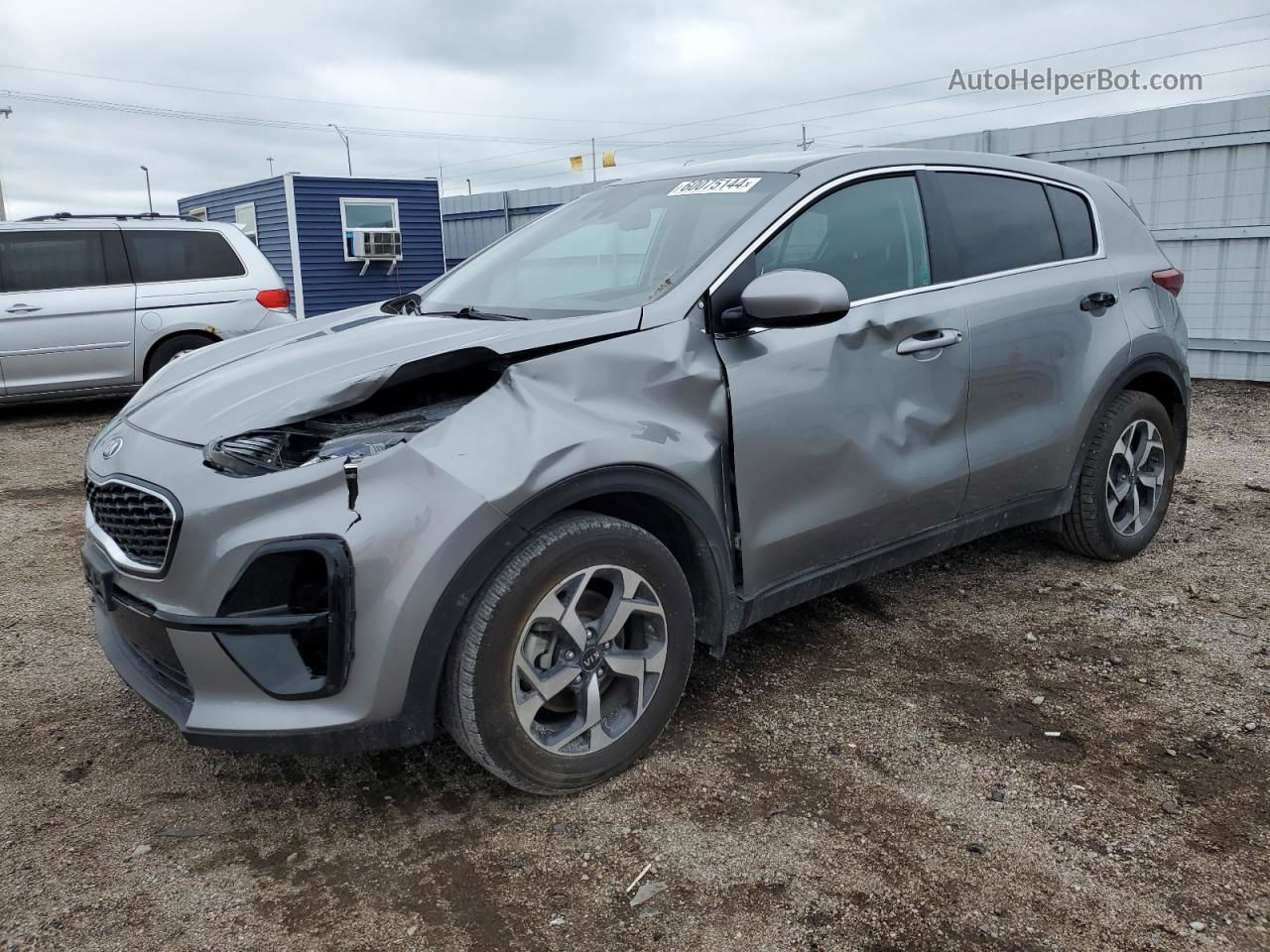 2020 Kia Sportage Lx Gray vin: KNDPM3AC5L7756478