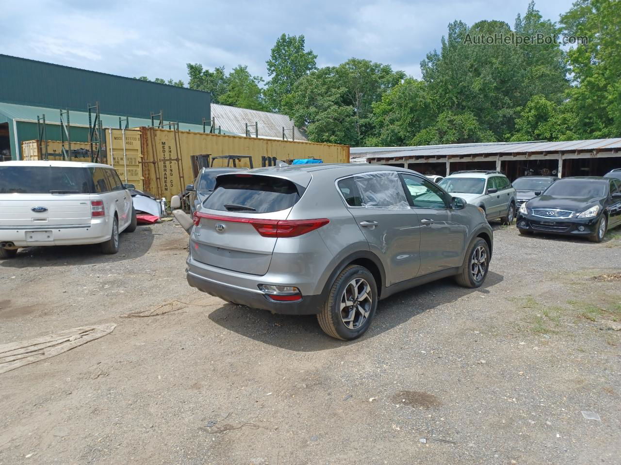 2020 Kia Sportage Lx Gray vin: KNDPM3AC5L7779856