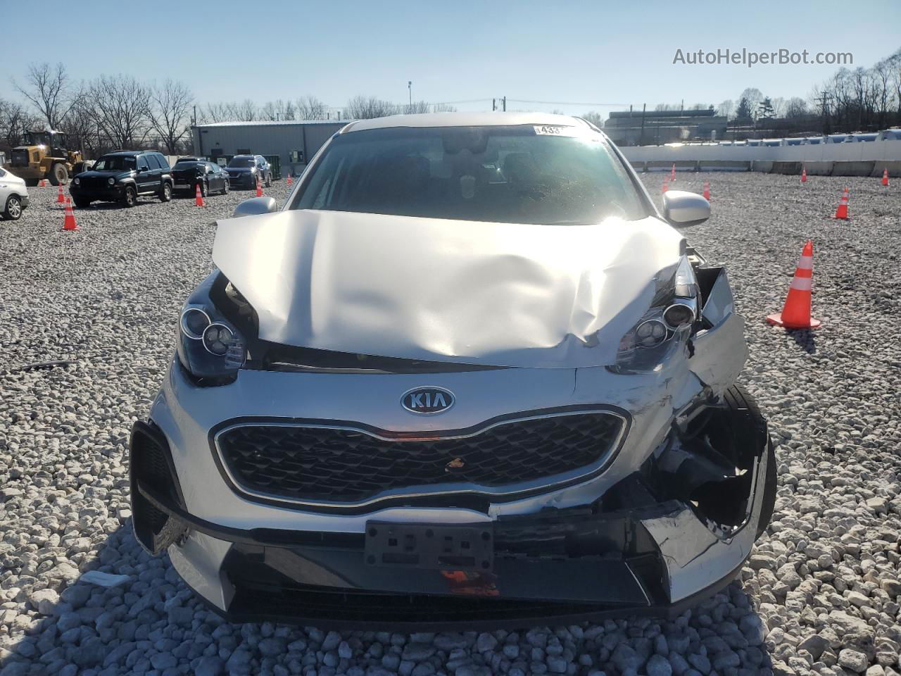 2020 Kia Sportage Lx Серебряный vin: KNDPM3AC5L7783664