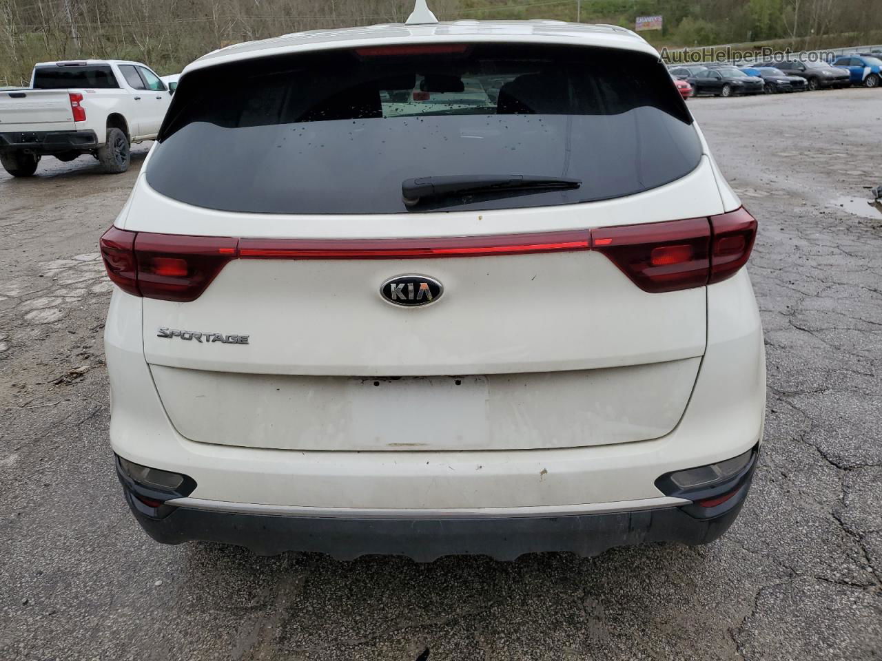 2020 Kia Sportage Lx White vin: KNDPM3AC5L7788573