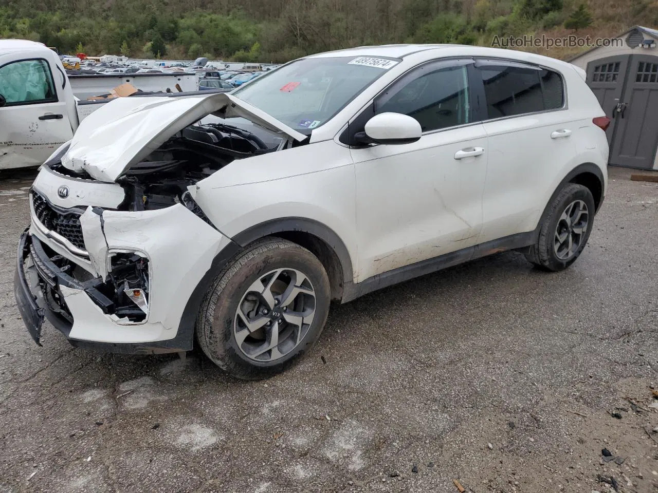 2020 Kia Sportage Lx White vin: KNDPM3AC5L7788573