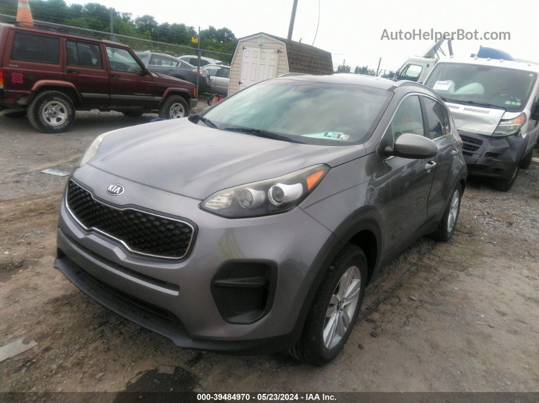 2017 Kia Sportage Lx Gray vin: KNDPM3AC6H7031656