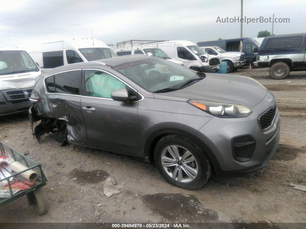 2017 Kia Sportage Lx Gray vin: KNDPM3AC6H7031656