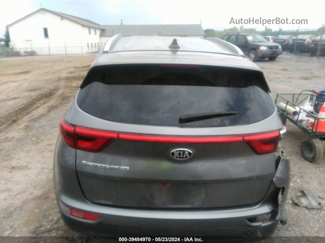 2017 Kia Sportage Lx Gray vin: KNDPM3AC6H7031656