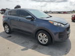 2017 Kia Sportage Lx Синий vin: KNDPM3AC6H7167947