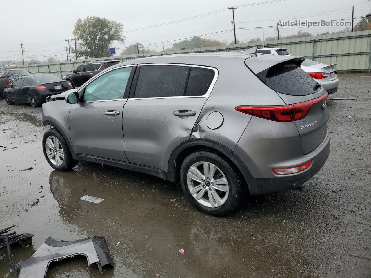 2017 Kia Sportage Lx Gray vin: KNDPM3AC6H7168435