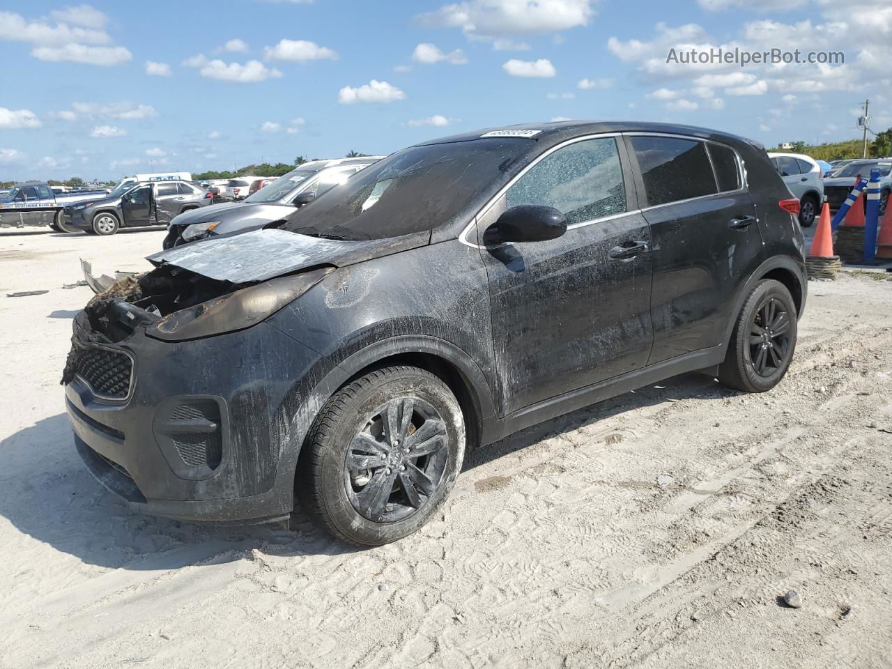 2017 Kia Sportage Lx Charcoal vin: KNDPM3AC6H7268616