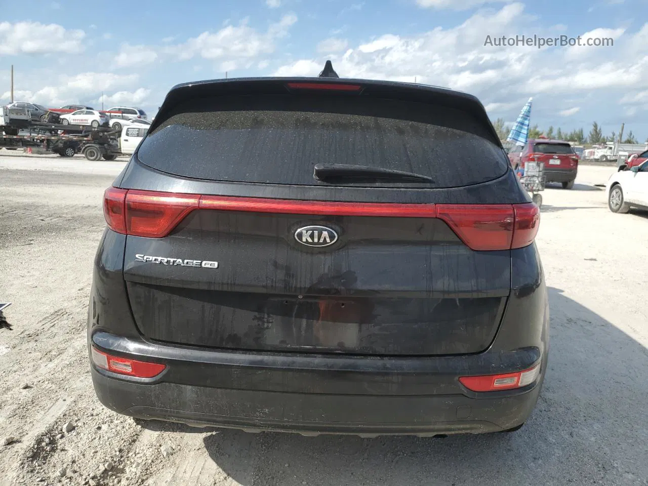 2017 Kia Sportage Lx Угольный vin: KNDPM3AC6H7268616