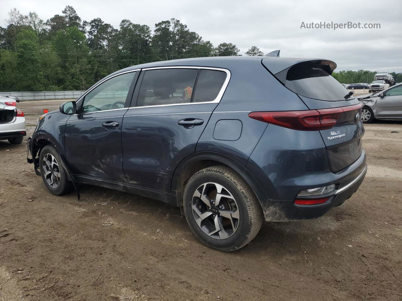 2020 Kia Sportage Lx Синий vin: KNDPM3AC6L7629870