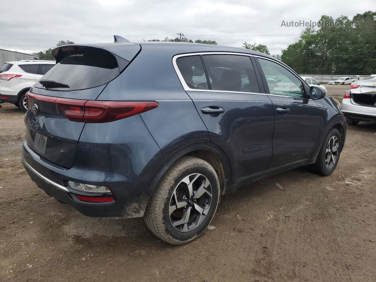 2020 Kia Sportage Lx Blue vin: KNDPM3AC6L7629870