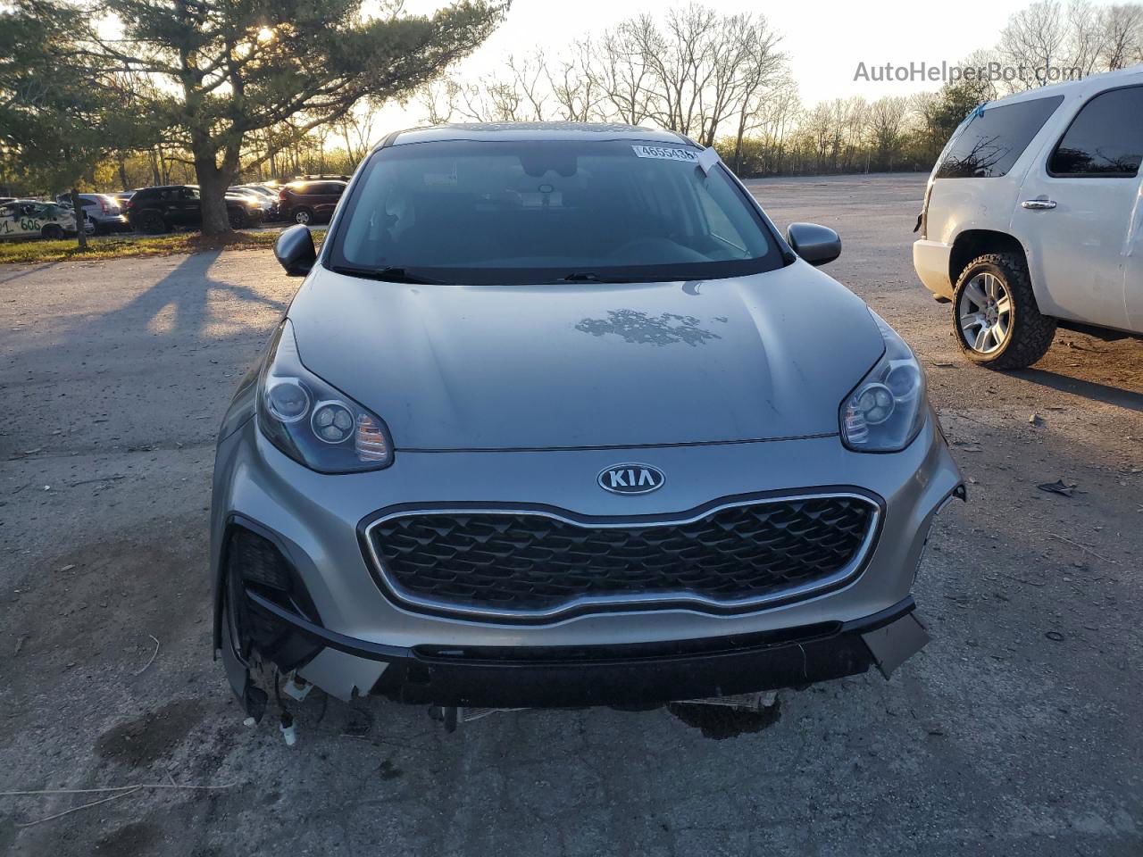 2020 Kia Sportage Lx Gray vin: KNDPM3AC6L7648953