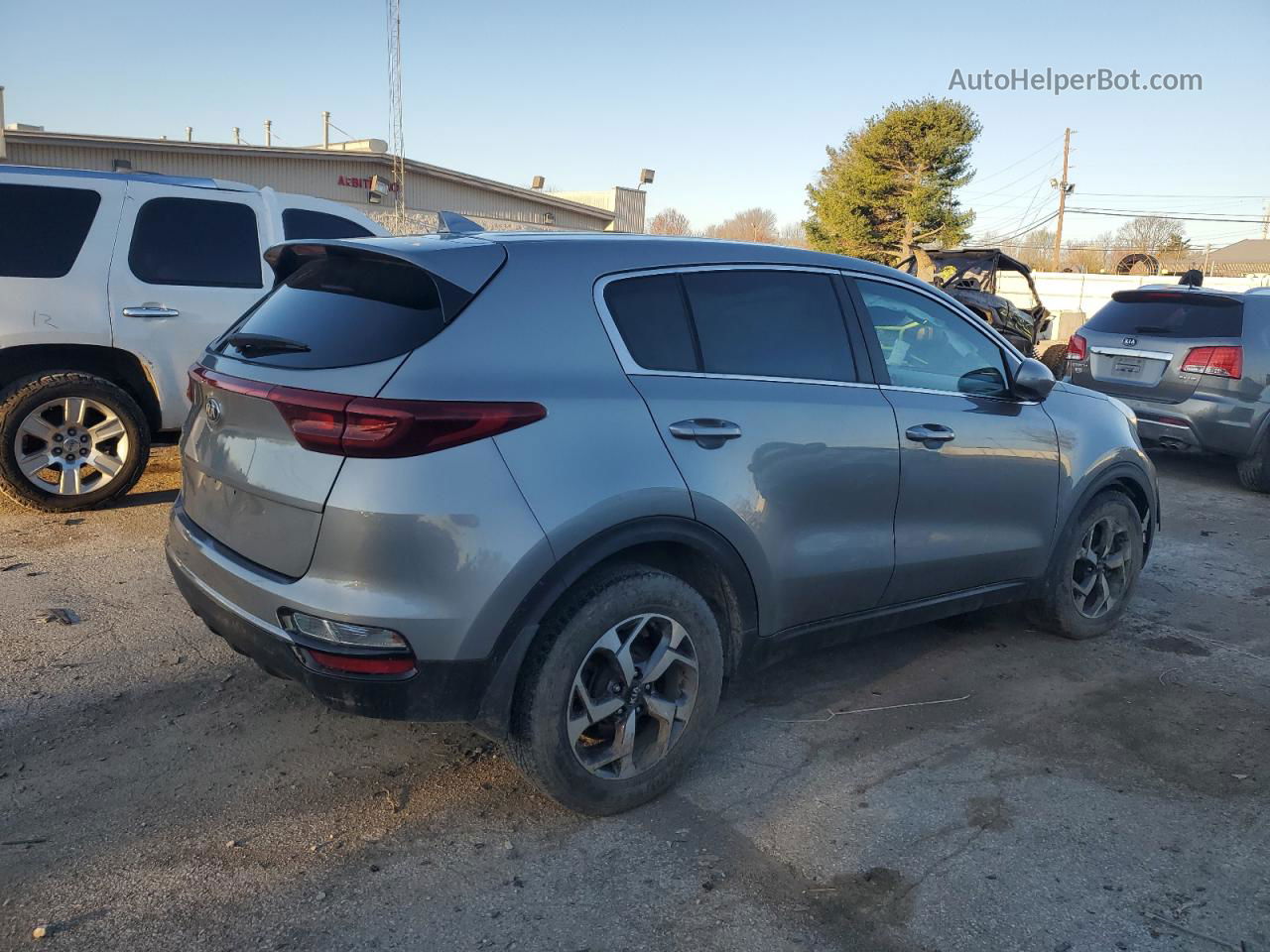 2020 Kia Sportage Lx Gray vin: KNDPM3AC6L7648953