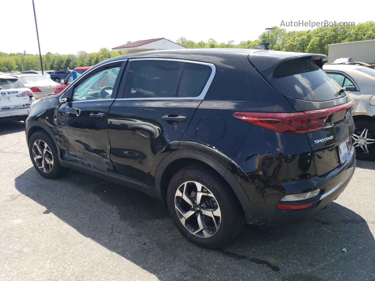 2020 Kia Sportage Lx Black vin: KNDPM3AC6L7685422