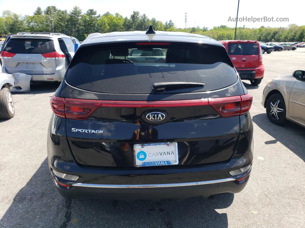 2020 Kia Sportage Lx Black vin: KNDPM3AC6L7685422