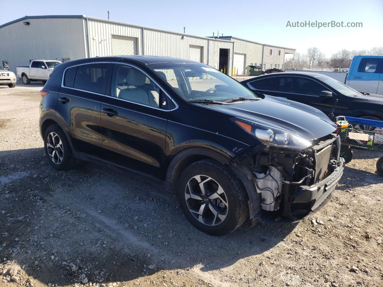 2020 Kia Sportage Lx Black vin: KNDPM3AC6L7729726