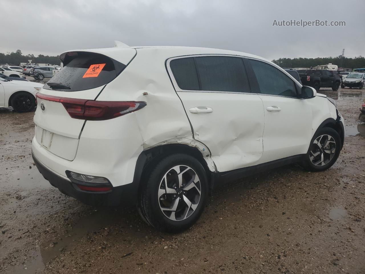 2020 Kia Sportage Lx Белый vin: KNDPM3AC6L7808202