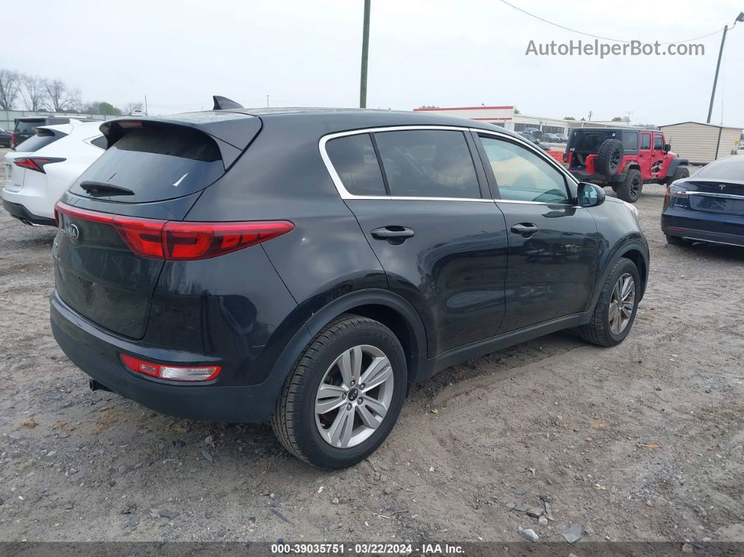 2017 Kia Sportage Lx Black vin: KNDPM3AC7H7103853