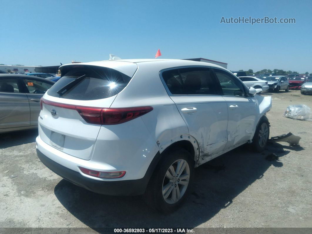 2017 Kia Sportage Lx White vin: KNDPM3AC7H7107269