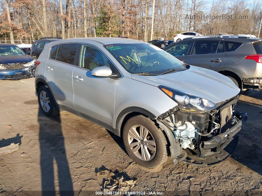 2017 Kia Sportage Lx Silver vin: KNDPM3AC7H7131457