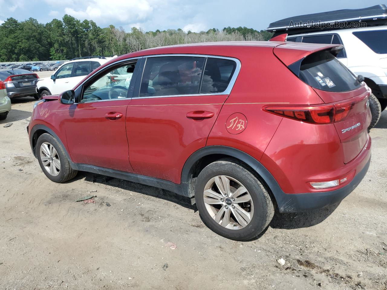 2017 Kia Sportage Lx Red vin: KNDPM3AC7H7146816