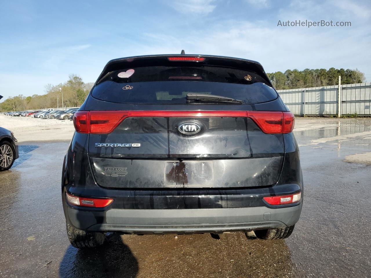 2017 Kia Sportage Lx Black vin: KNDPM3AC7H7220171