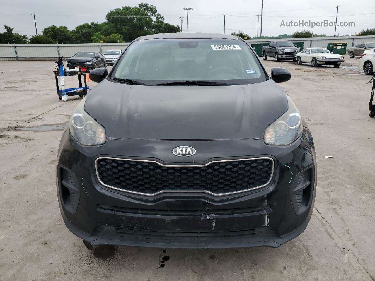 2017 Kia Sportage Lx Black vin: KNDPM3AC7H7227847