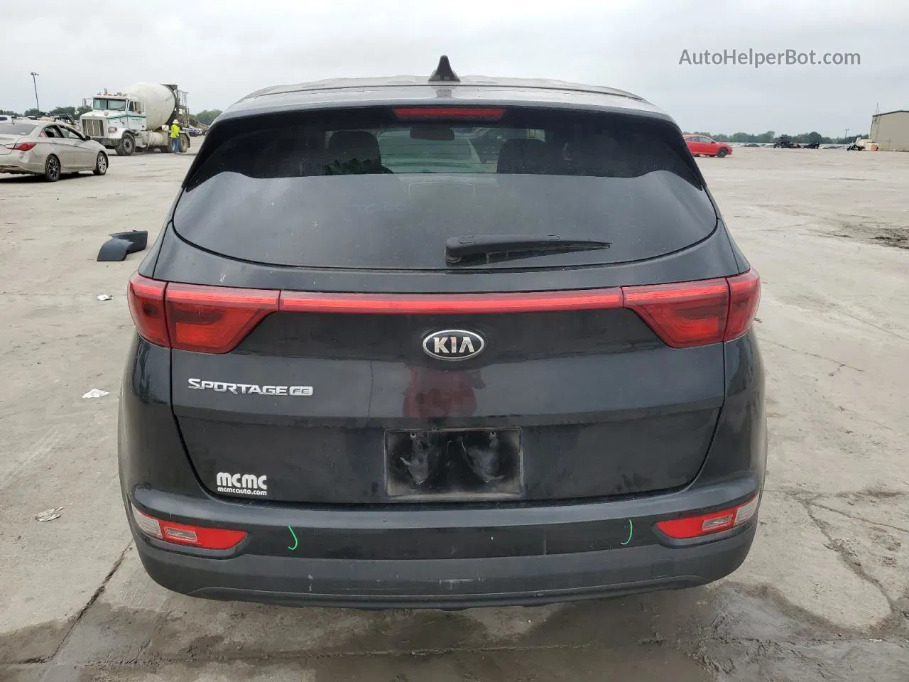 2017 Kia Sportage Lx Black vin: KNDPM3AC7H7227847