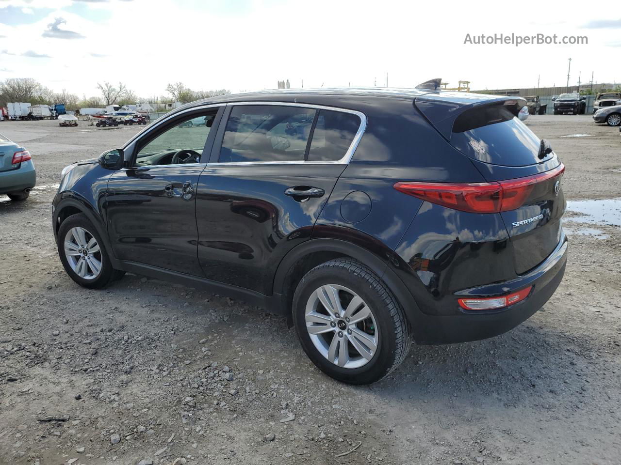 2017 Kia Sportage Lx Black vin: KNDPM3AC7H7230778